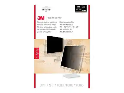 23.8" 3M Black Privacy Filter
- Filtre de confidentialité noir
- Filtro de privacidad negro
- Filtro de privacidade preto
- Black privacy filter
- Zwarte privacyfilter
CONT. / INH-1 FILTER / FILTRE / FILTRO