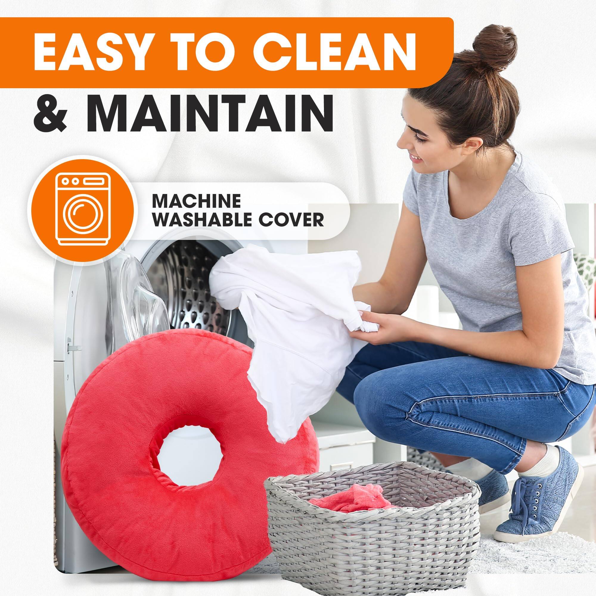 EASY TO CLEAN & MAINTAIN  
MACHINE WASHABLE COVER
