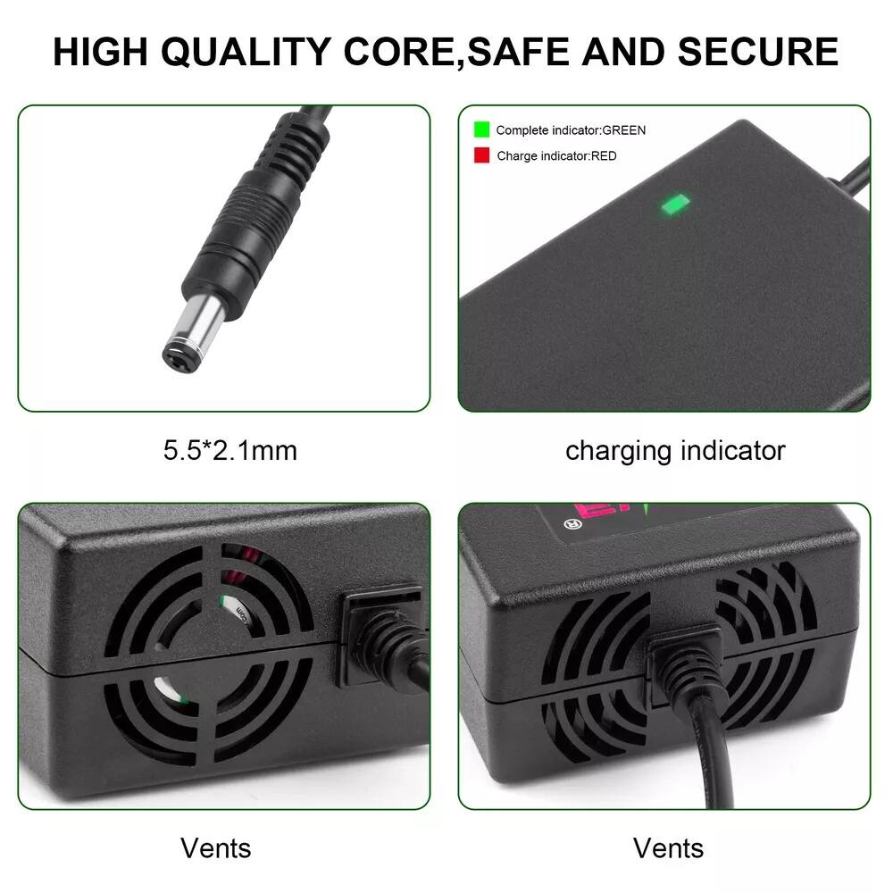 HIGH QUALITY CORE, SAFE AND SECURE

5.5*2.1mm

Complete indicator: GREEN
Charge indicator: RED

charging indicator

Vents

Vents