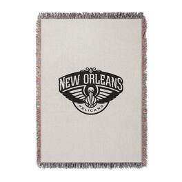 Chad & Jake - New Orleans Pelicans Woven Blanket - White