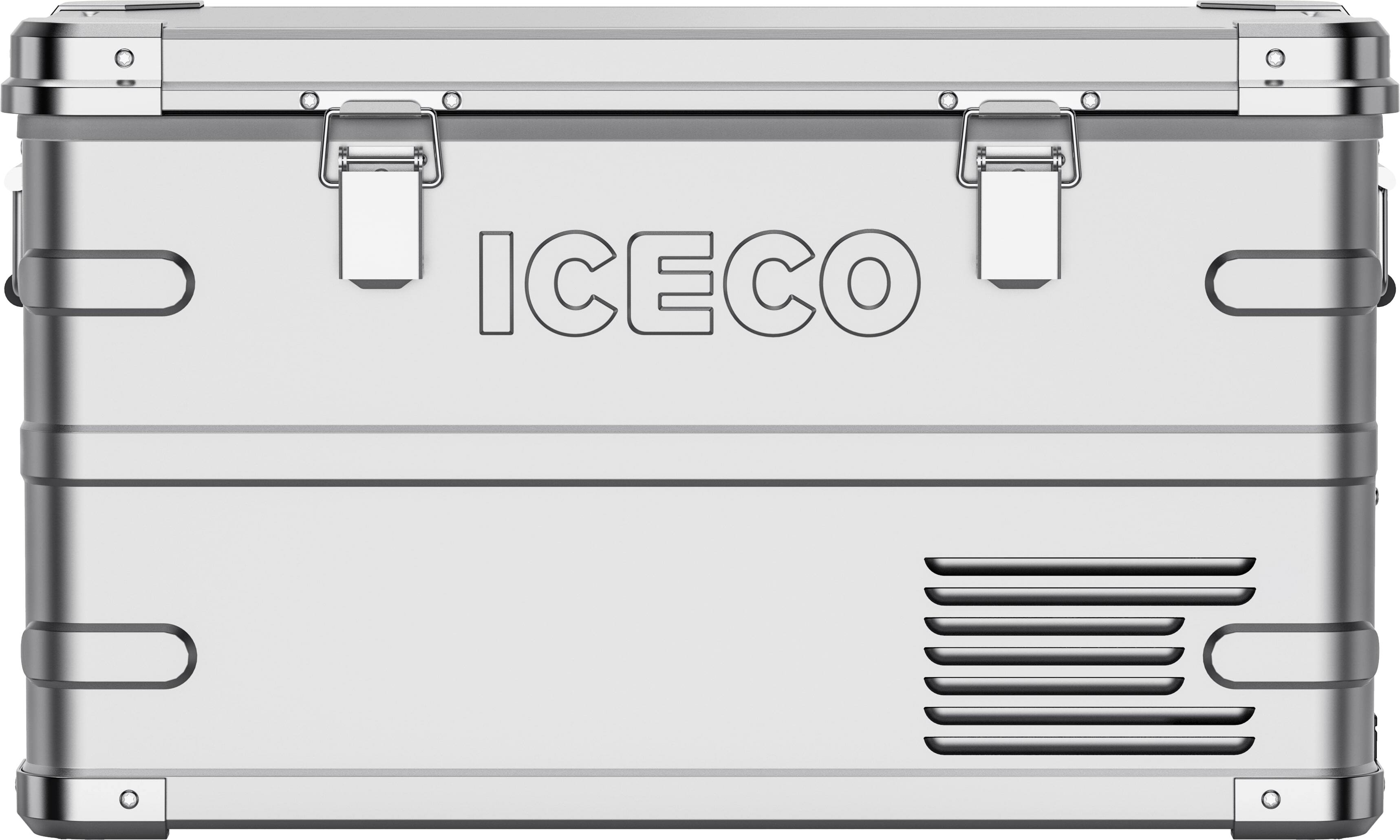 ICECO APL35 Aluminum Dual Zone 37QT Portable Cooler Silver MC