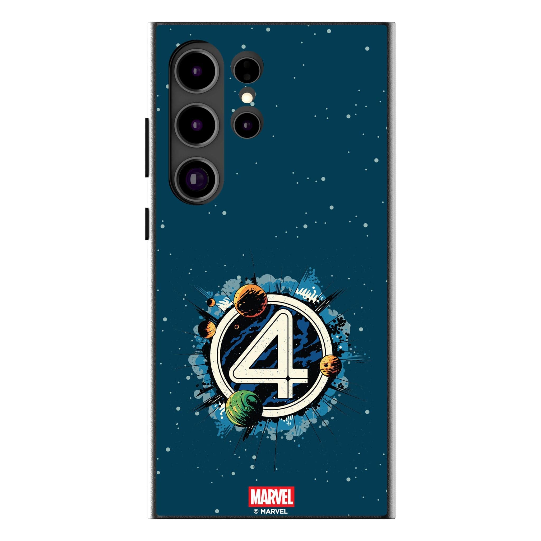 Keyscaper - Marvel Badge MagSafe Compatible Phone Case - Samsung Galaxy S24 Plus - Fantastic Four 2