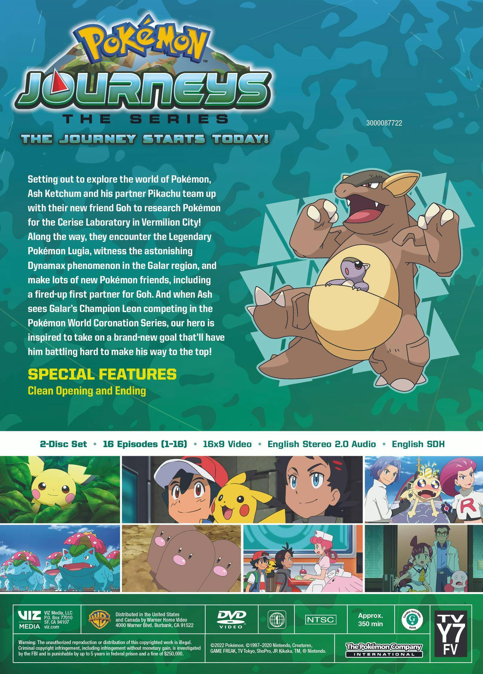 Angle. Pokémon Journeys: Season 23 - The Journey Starts Today! [DVD].