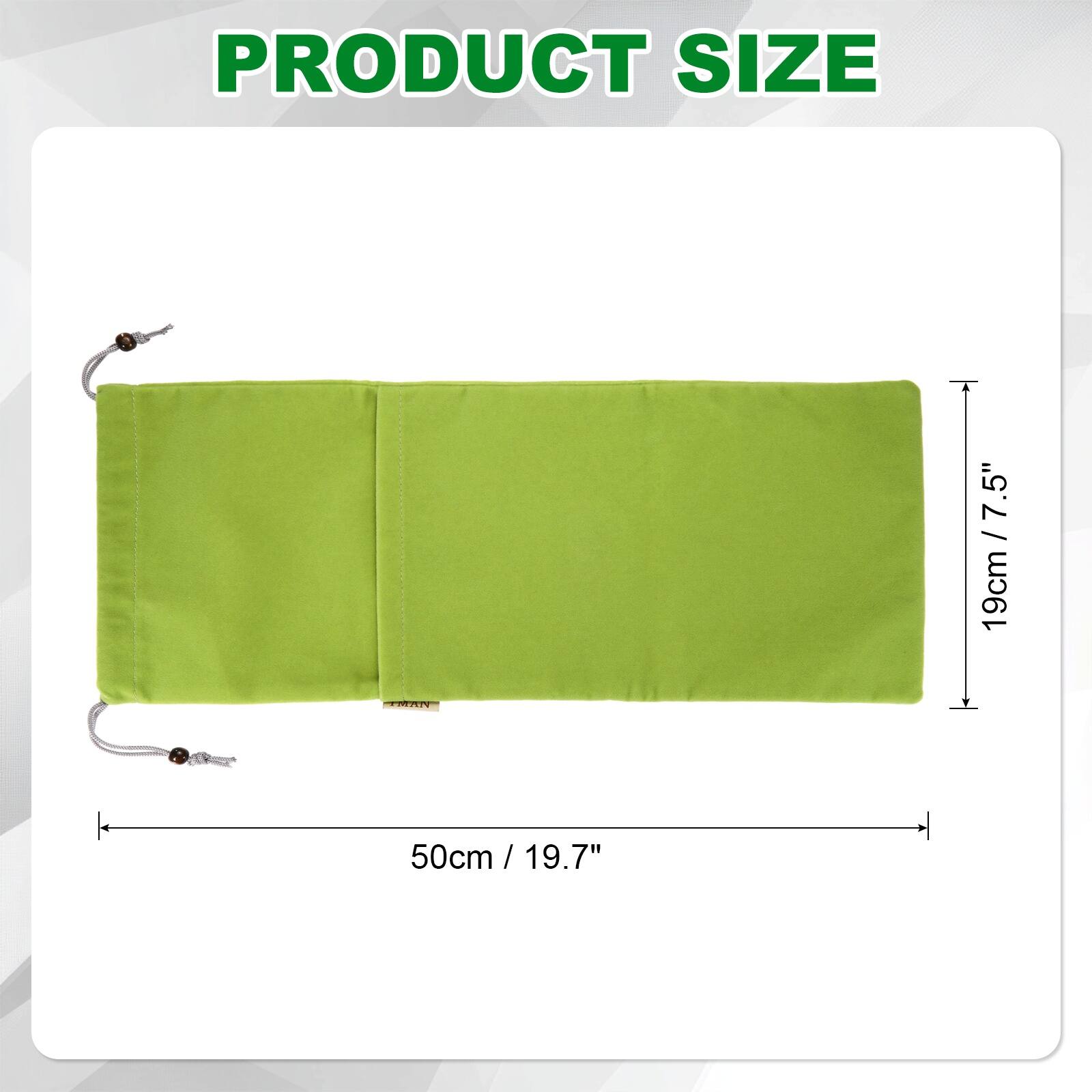 PRODUCT SIZE

7.5" / 19cm / 50cm / 19.7"