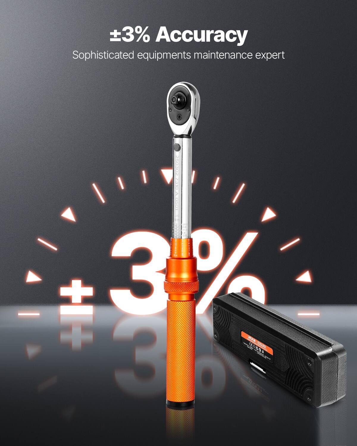 ±3% Accuracy  
Sophisticated equipment maintenance expert