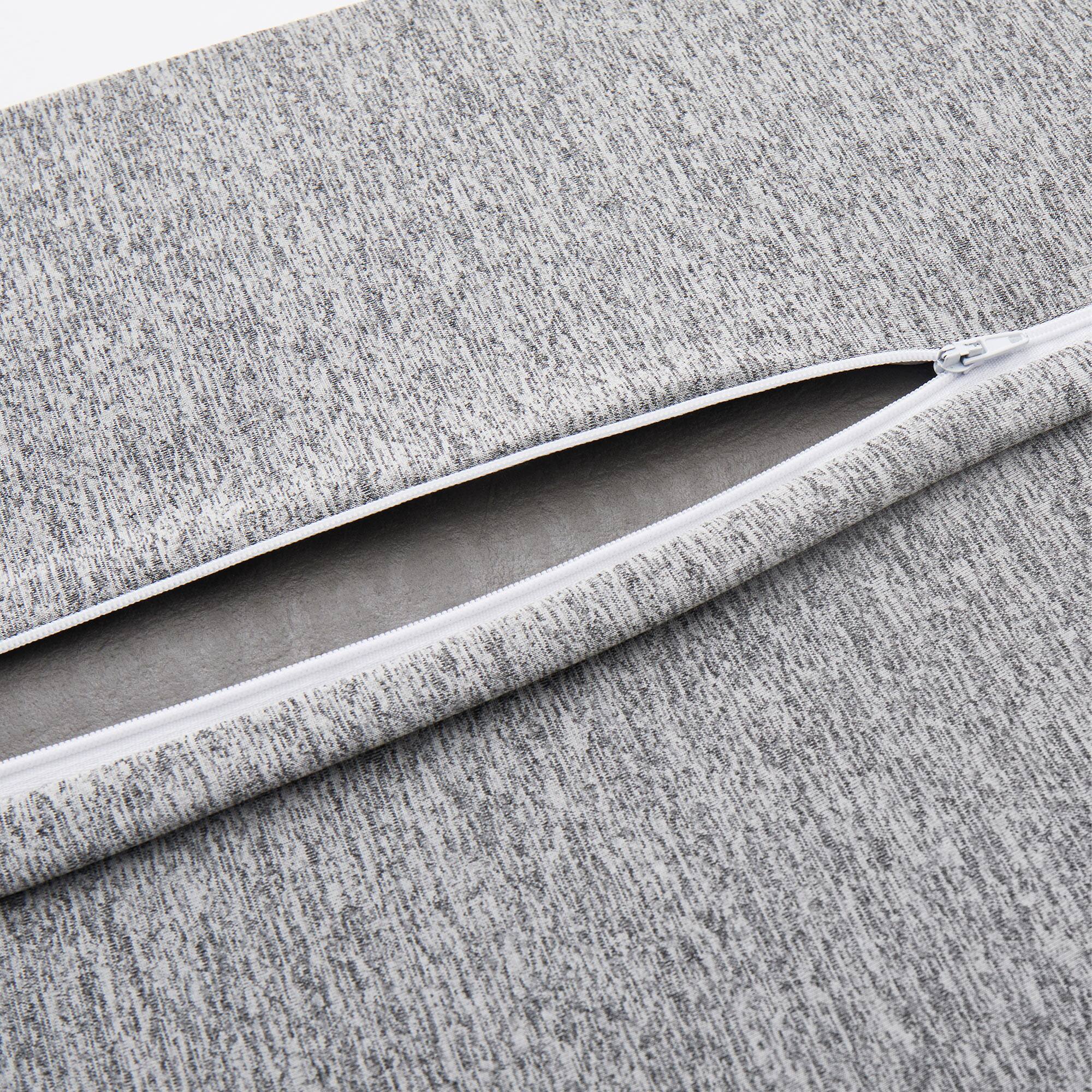 Left. Peace Nest - Peace Nest Cervical Memory Foam Contour Bed Pillows Set of 2 - Gray.