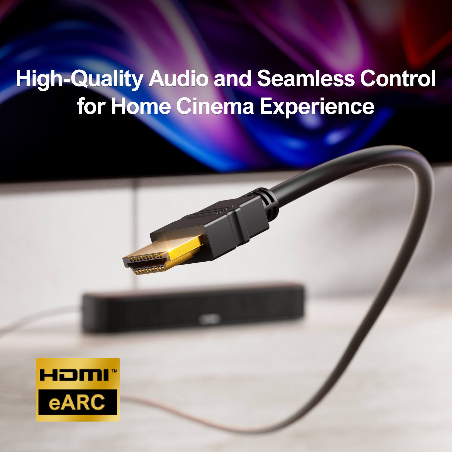 High-Quality Audio and Seamless Control for Home Cinema Experience HDMI eARC