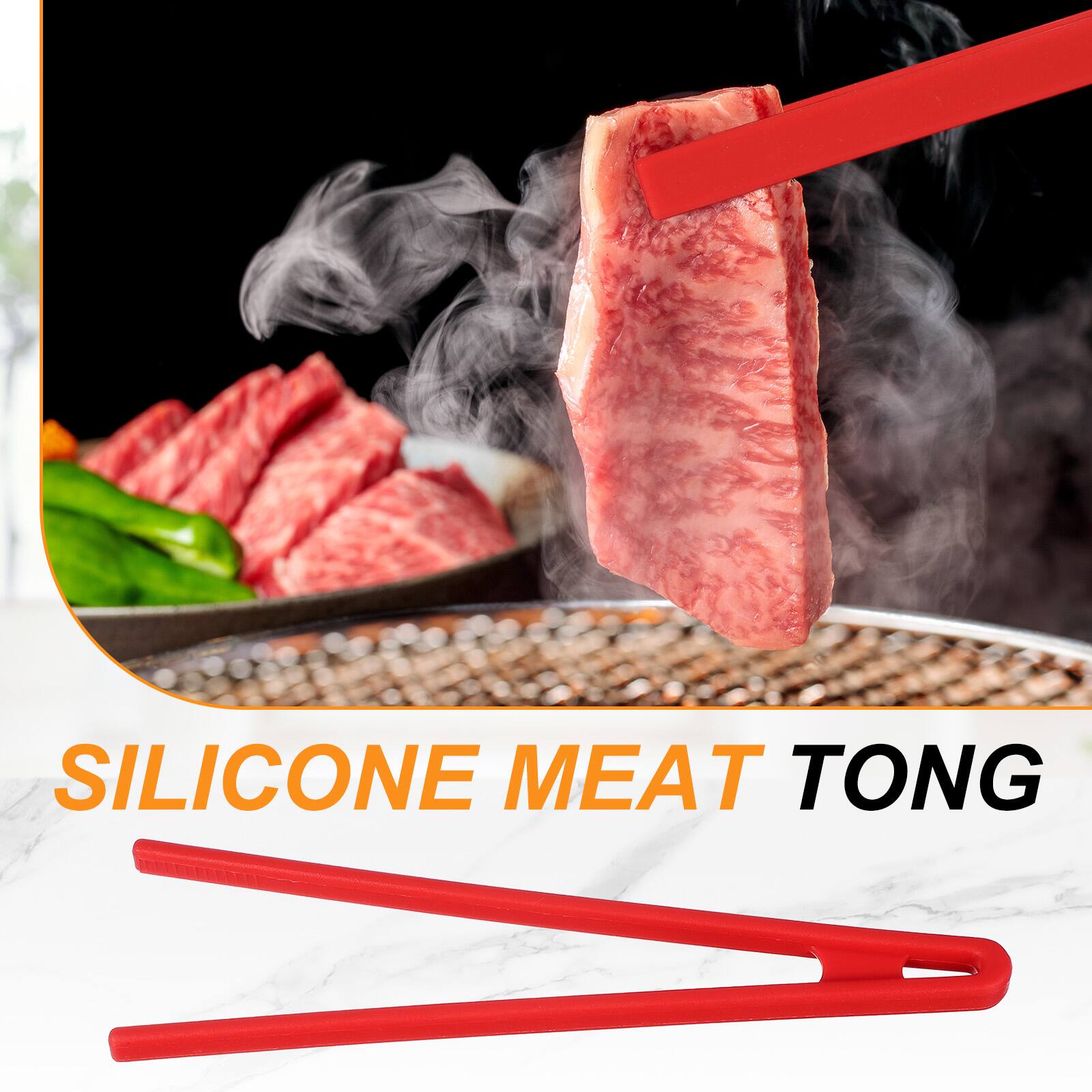 SILICONE MEAT TONG
