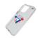 Alt View 1. Keyscaper - Toronto Blue Jays 1977-1988 Cooperstown Pinstripe iPhone Clear Case - 16e - Multicolor.