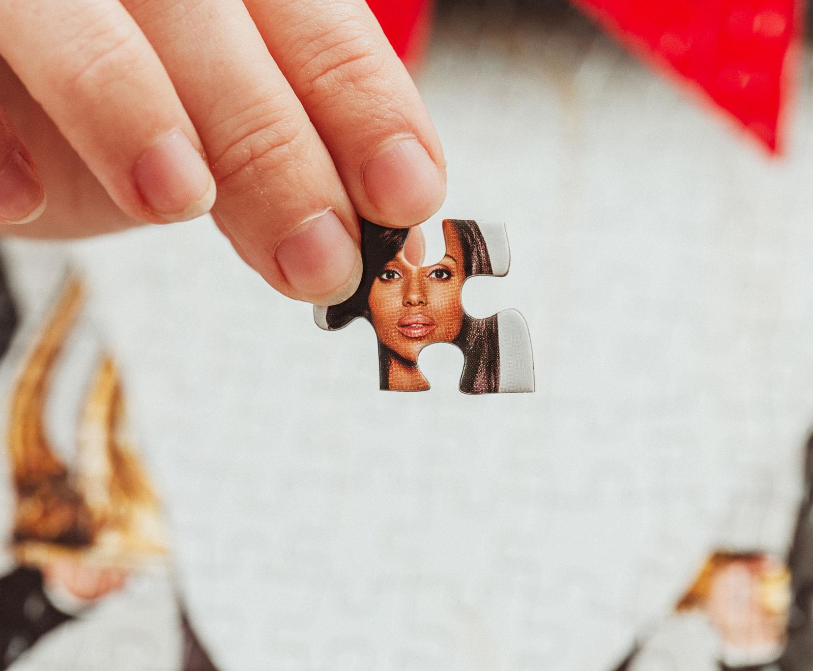 Alt View 3. Toynk - Scandal Cast Collage 1000 Piece Jigsaw Puzzle - Multi-Color.