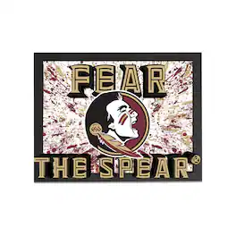 Sporticulture - Florida State Seminoles 14" x 18" Framed 3D Lenticular Art - Red