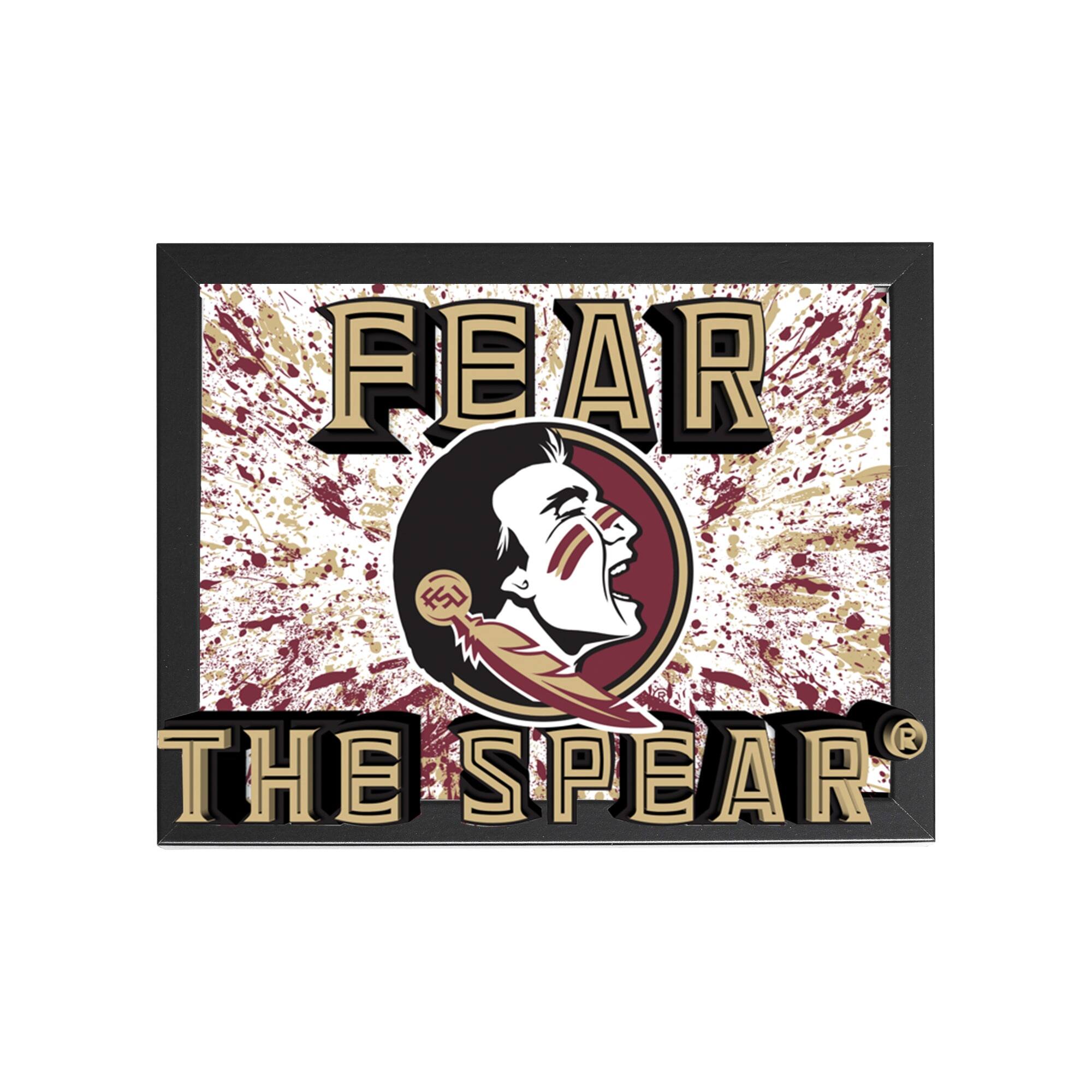 Florida State Seminoles 14" x 18" Framed 3D Lenticular Art
