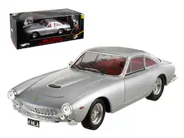 Ferrari 250 GT Berlinetta Lusso RHD Eric Clapton's Car Silver w/ Red Interior "Elite Edition" 1/18 Model Car Hot Wheels