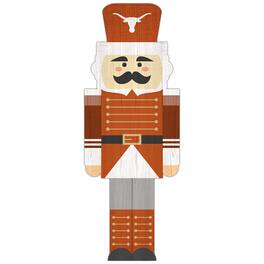 Fan Creations - Texas Longhorns 31'' Nutcracker Leaner - Multicolor