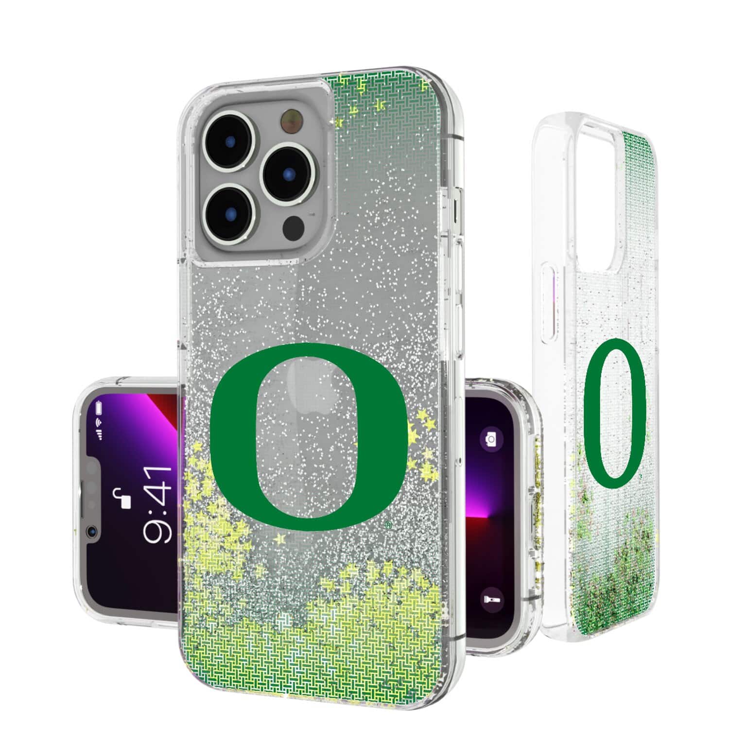 Keyscaper - NCAA - Oregon Ducks Linen Logo iPhone Glitter Case - 15 - Multicolor price history on PriceWatchPro