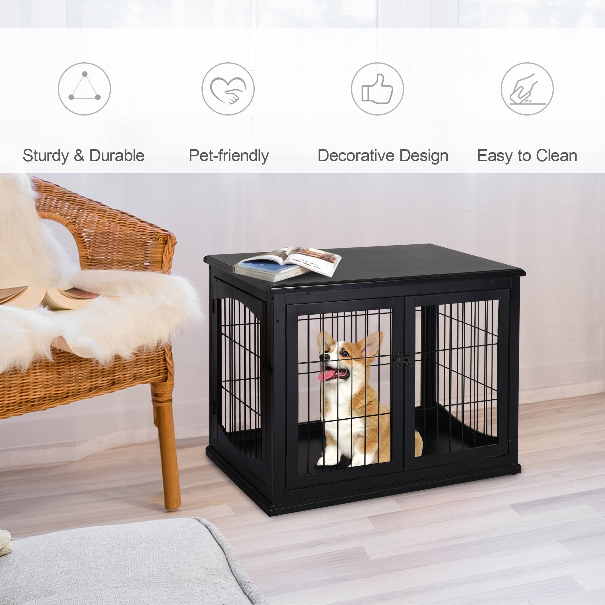 Sturdy & Durable  
Pet-friendly  
Decorative Design  
Easy to Clean