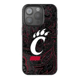 Keyscaper - NCAA - Cincinnati Bearcats Paisley Bling iPhone Case - 14 - Black