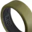Left. The Ridge Wallet - 8MM SILICONE RING SET - Matte Olive - Size 8 - Olive.