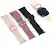 Alt View 1. Tronsmart - 4 Pack Braided Solo Loop for Apple Watch 38mm 40mm 41mm, Stretchy Soft Nylon Strap for Series 1-9 - Black/Pink/Starlight/Violet.