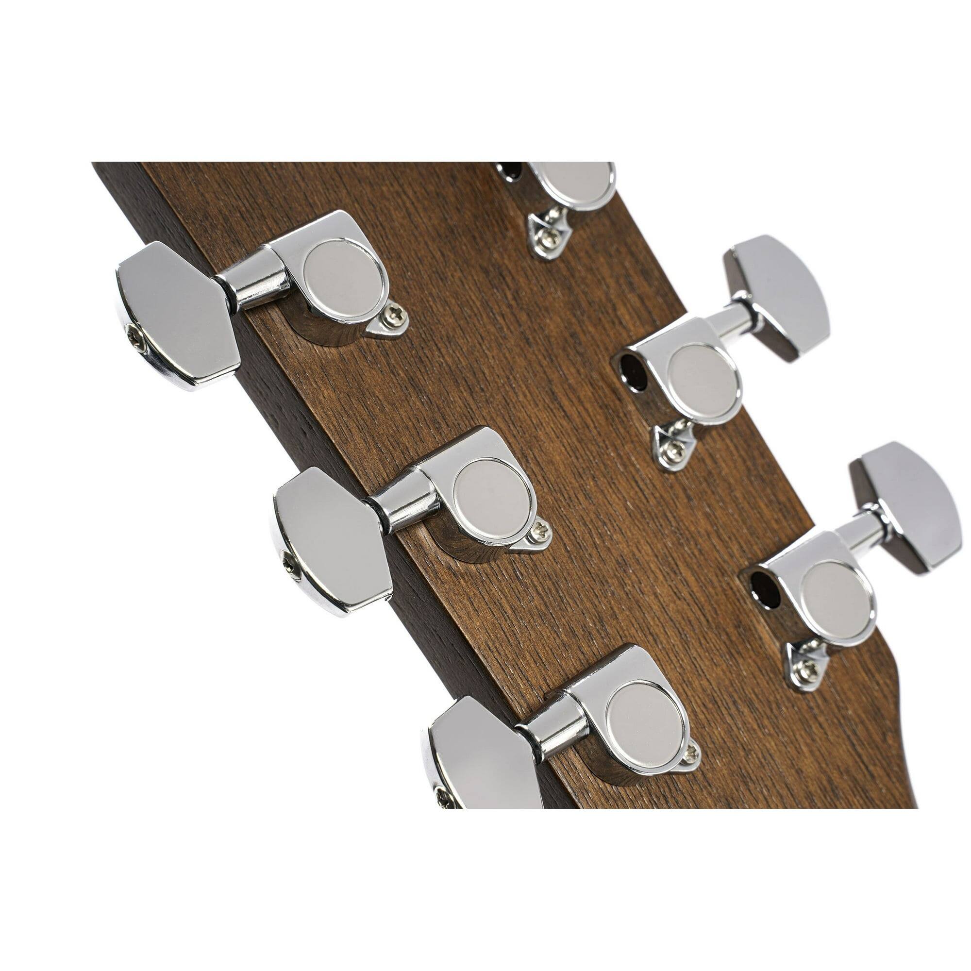 Left. Cort - Cort AF510OP Standard Series Acoustic Concert Guitar. Open Pore Natural - Natural.