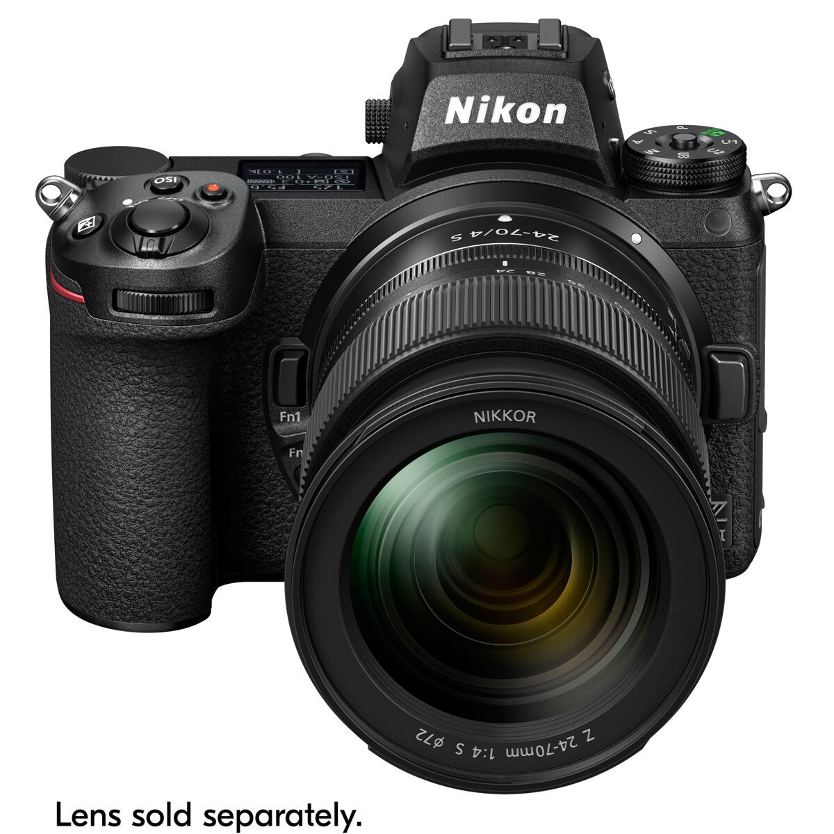 Nikon Z 24-70/4 Fn1 NIKKOR Fn $72 Z S 1:4 24-70mm Lens sold separately.