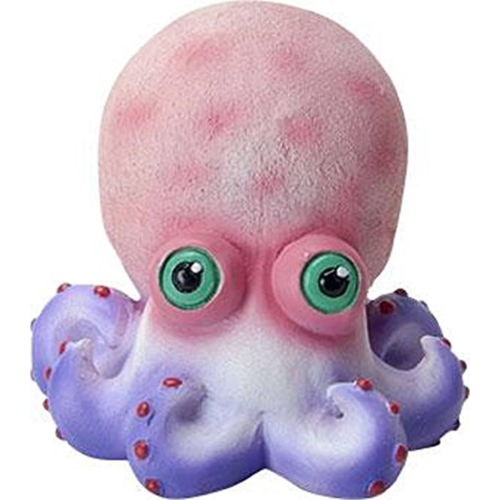 Front. Pacific Trading - Ocho Pink and Purple Colored Octopus Figurine Creature Animal 2.25 inch - Multicolor.