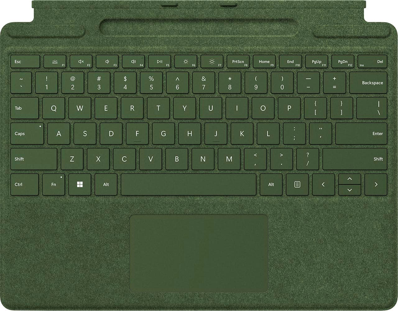 Front. Microsoft - Surface Pro Signature Keyboard for Pro X, Pro 8 and Pro 9 - Forest.