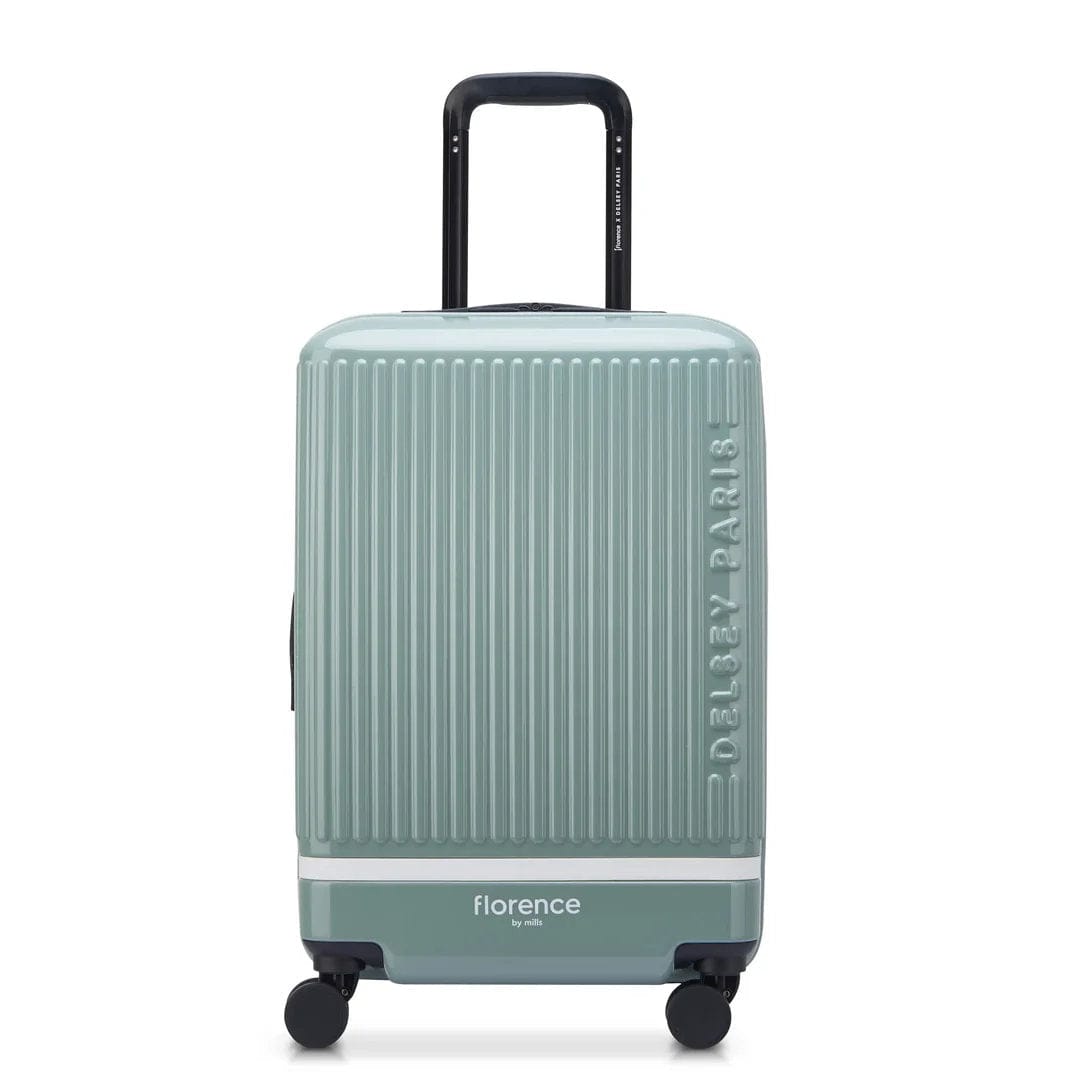 Delsey - Florence by Mills Spin Me Away Expandable 20" Carry On Plus Spinner Luggage - Sage Green