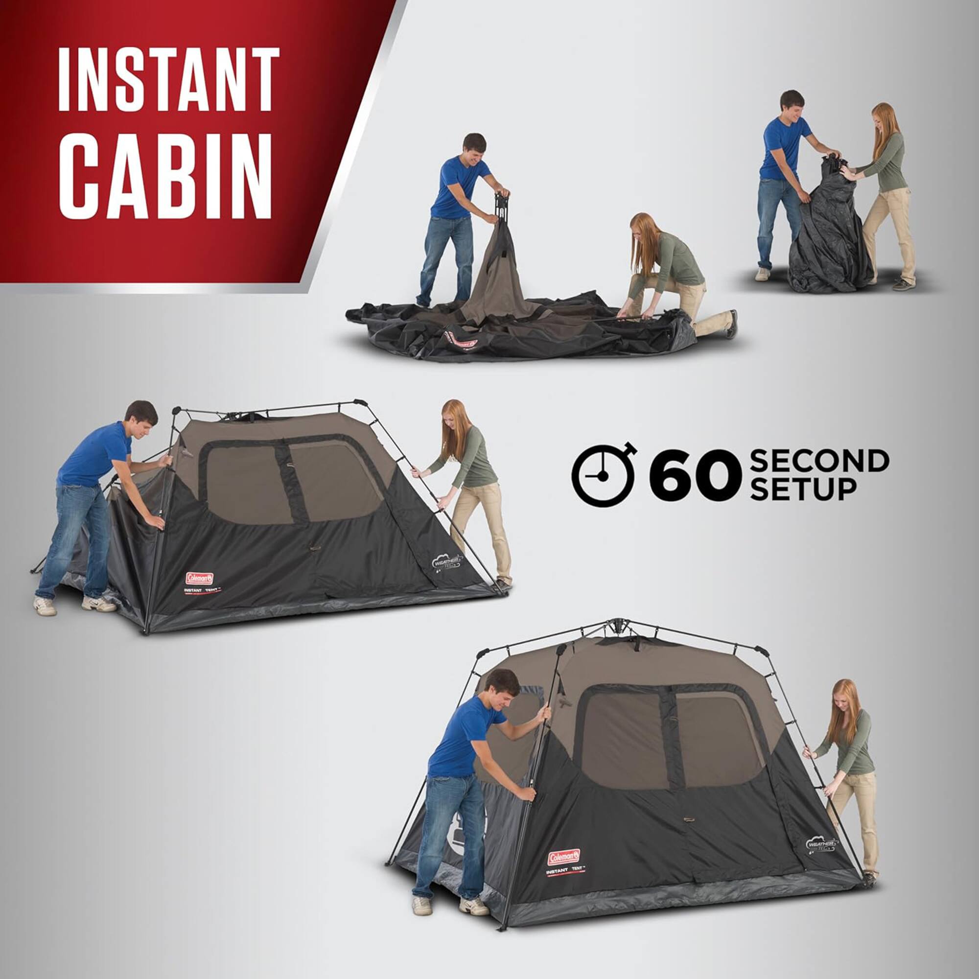 INSTANT CABIN  
60 SECOND SETUP