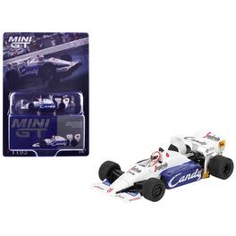 True Scale Miniatures - Toleman TG184 #20 Johnny Cecotto Formula One F1 "Monaco GP" (1984) with Driver Figure 1/64 Diecast Model Car by Mini GT
