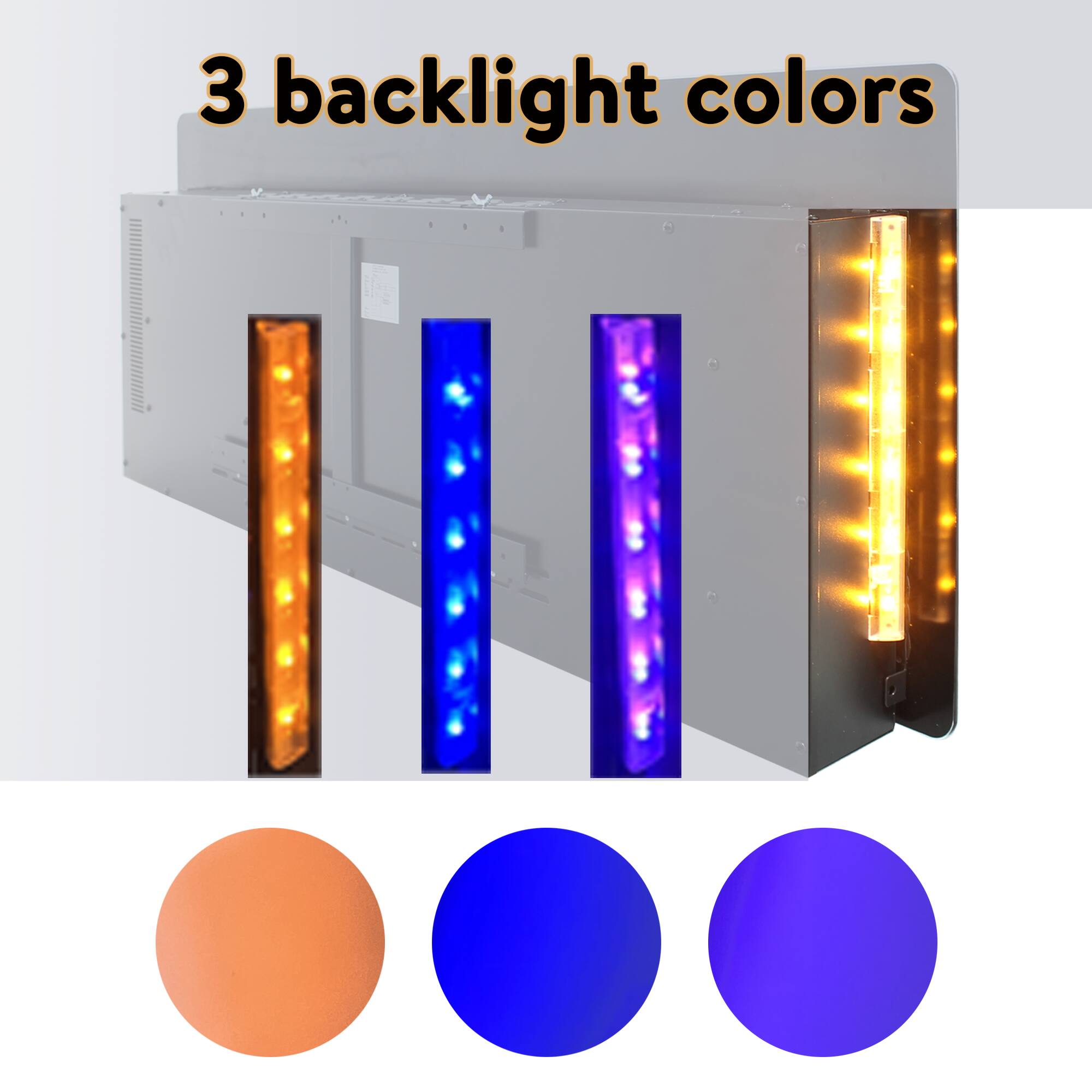 3 backlight colors