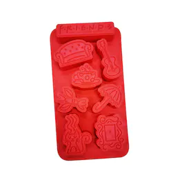 Friends - Icons Silicone Ice Cube Tray - Red