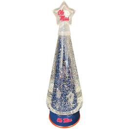 Santa's Workshop - Ole Miss Rebels 12" Tree Globe - Blue