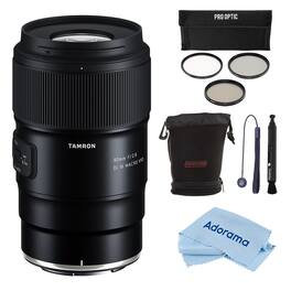 Bundle - Tamron - 90mm f/2.8 Di III VXD Macro Lens for Nikon Z, with Lens Case and 67mm Filter Kit