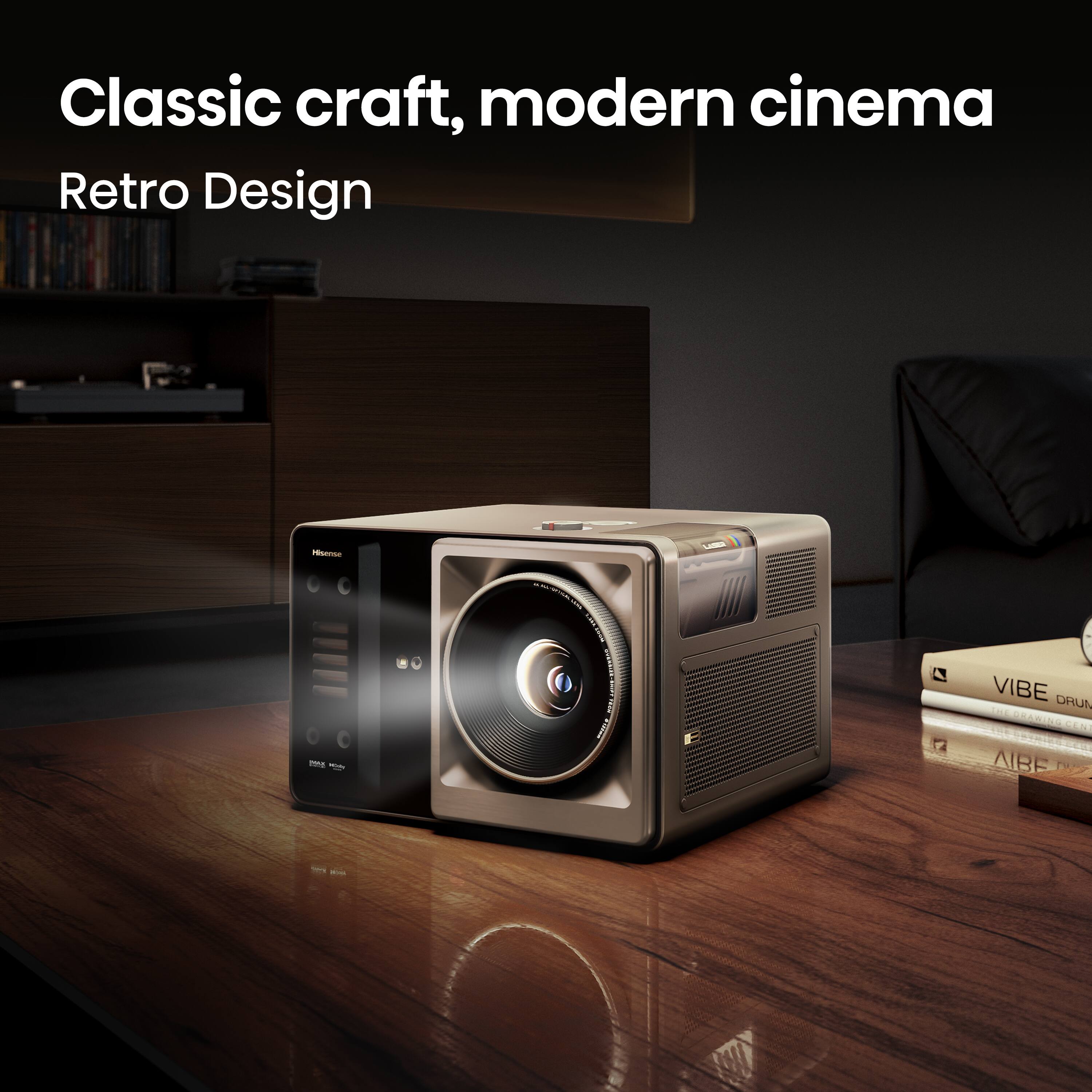 Classic craft, modern cinema  
Retro Design