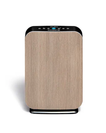 Front. Alen - BreatheSmart 75i 1300 SqFt Air Purifier with Pure HEPA Filter for Allergens, Dust & Mold - Weathered Gray.