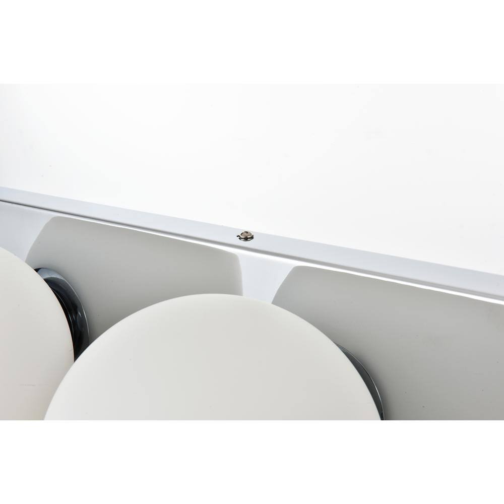 Living District - Jaylin 4 light Bath Sconce - Chrome And Frosted White price history on PriceWatchPro