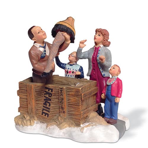 Department 56 - A Christmas Story Village "Isn't It Beautiful?" Figurine #805033 - Brown