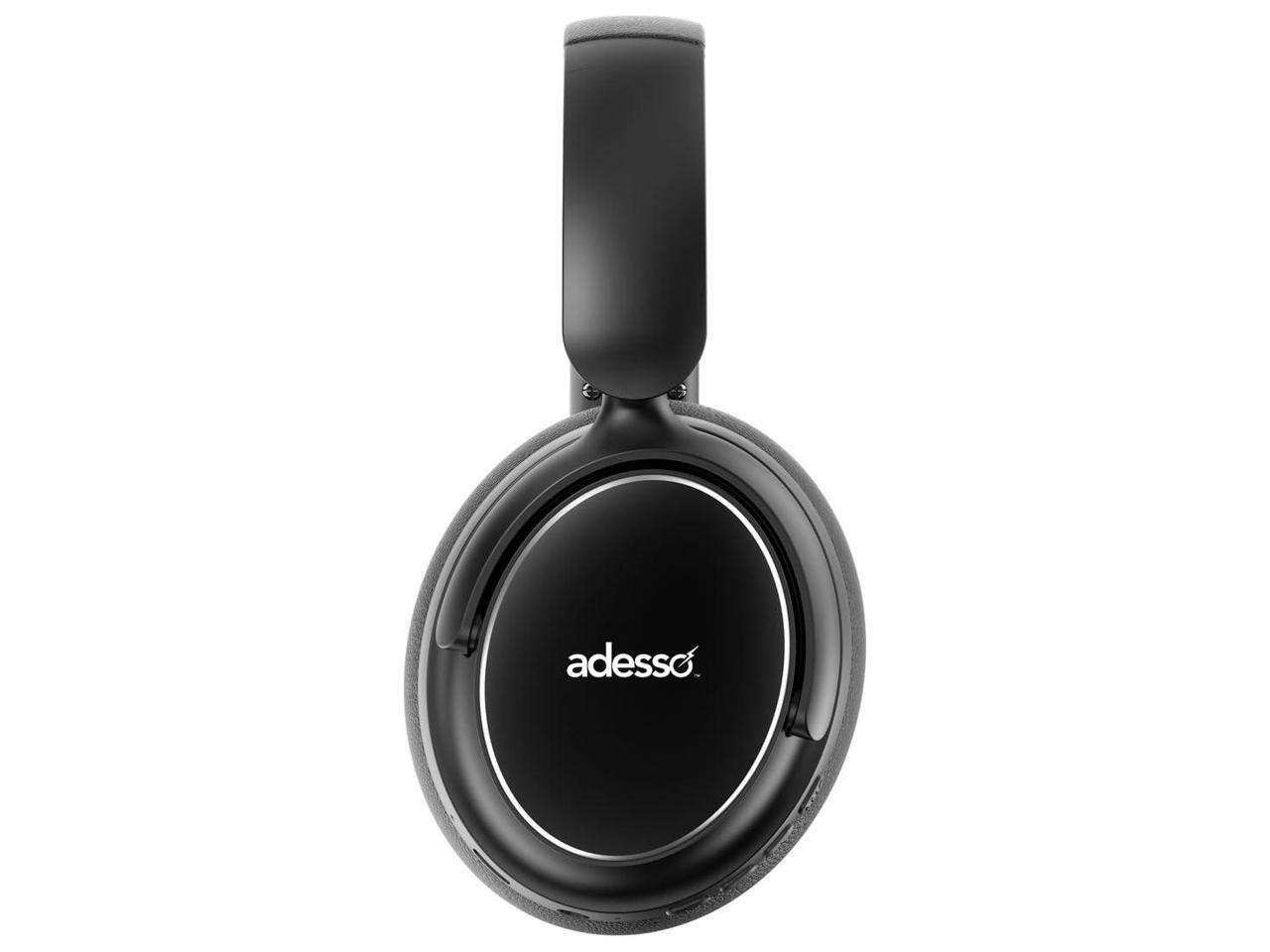 Alt View 8. Adesso - Adesso Xtream P800 Headset - Wireless - Bluetooth - Noise Canceling - Blue.