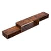 Front. VEVOR - Floating TV Stand, 70" Wall Mount Entertainment Center with Power Outlet & Cable Hole, Modern Floating TV Shelf - Wood Color.