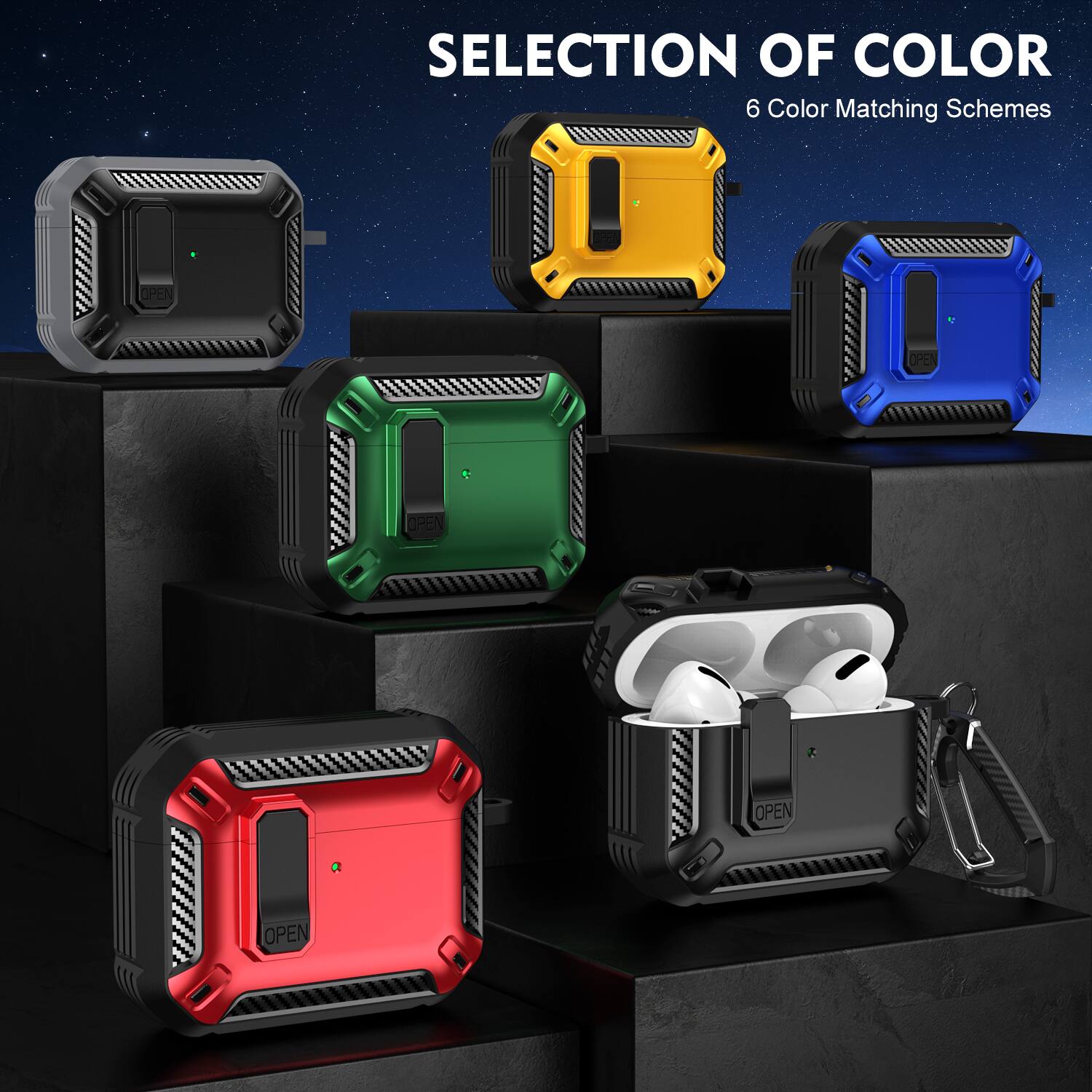 SELECTION OF COLOR  
6 Color Matching Schemes
