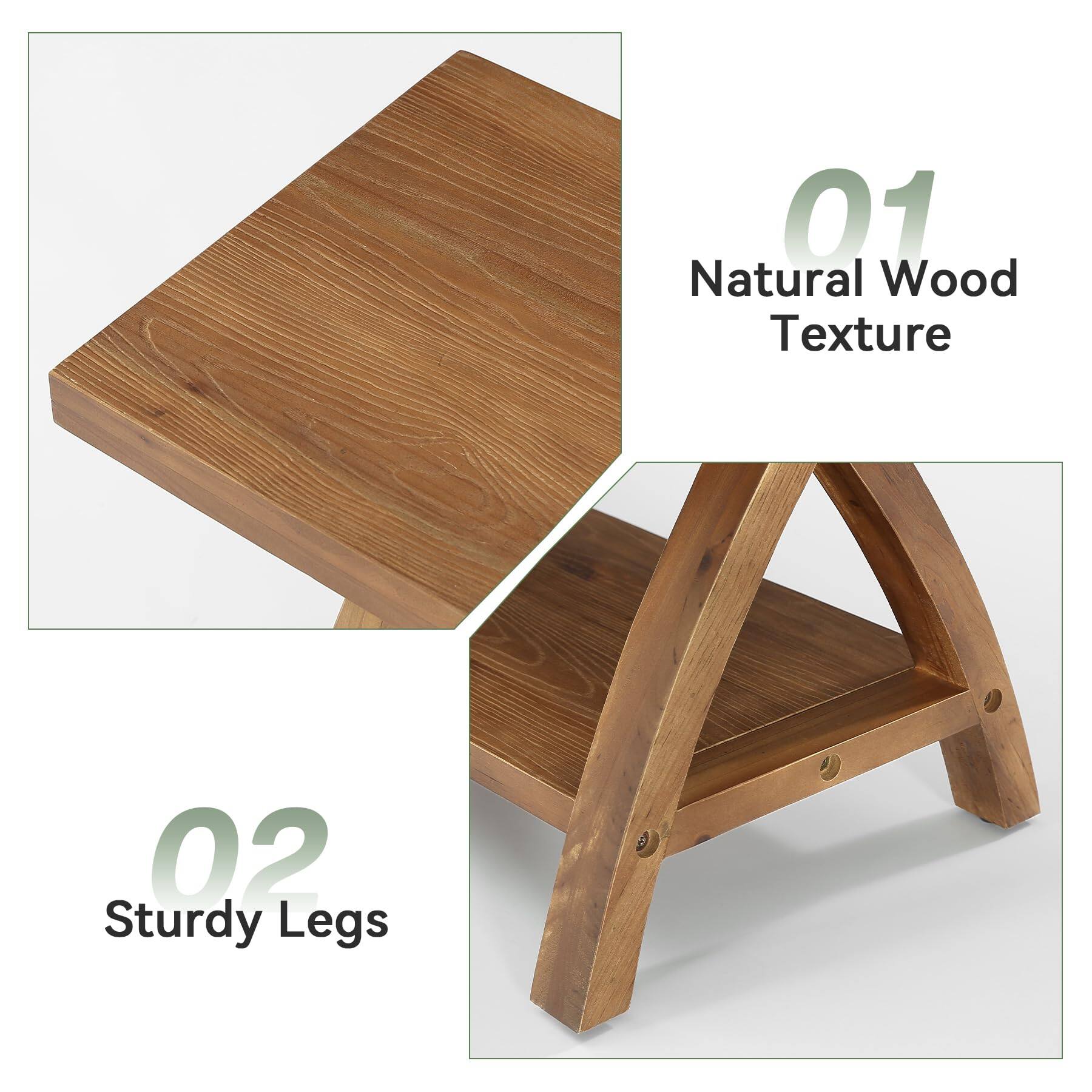 01 Natural Wood Texture  
02 Sturdy Legs