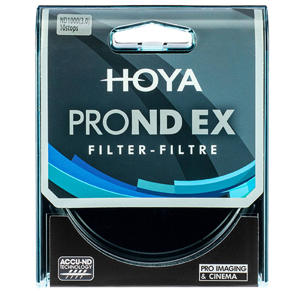 ND1000 (3.0) 10 stops HOYA PROND EX FILTER - FILTRE ACCU-ND TECHNOLOGY PRO IMAGING & CINEMA