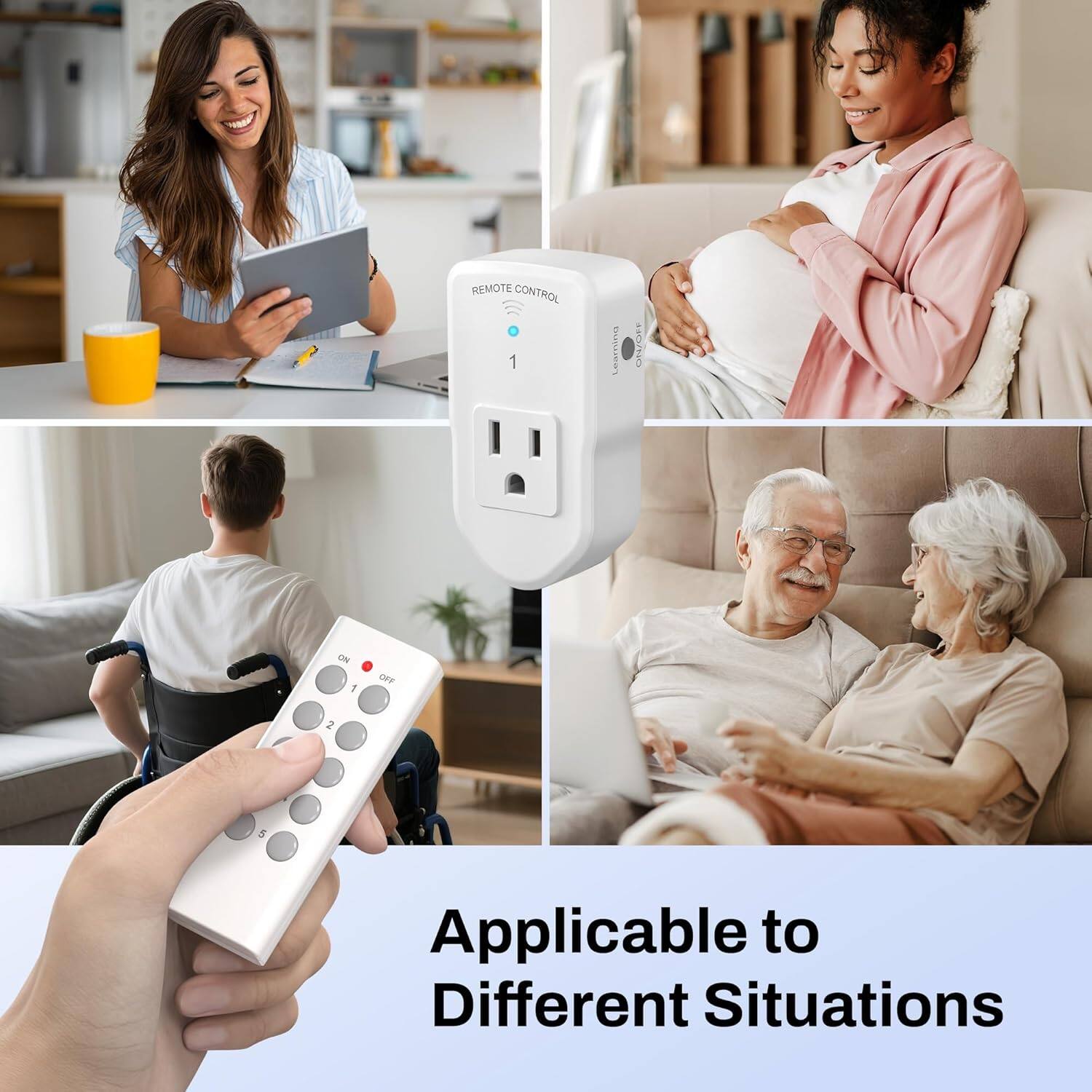 REMOTE CONTROL 1 Learning CDE N 1 OFF 2 5 Applicable to Different Situations