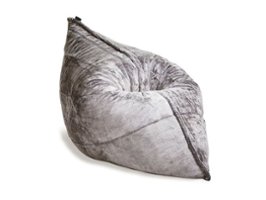 Lovesac - PillowSac in Phur - Charcoal Wombat - Front_Zoom