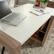 Left. Sauder - Dixon City Ce Computer Desk Bo - SGS Laminate Brushed Oak.