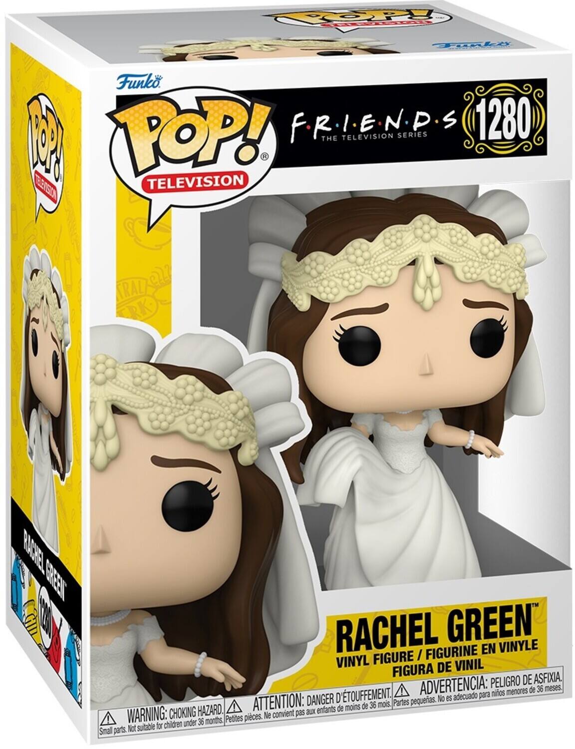 Funko POP! F.R.I.E.N.D.S THE TELEVISION SERIES 1280 H TELEVISION ? TRAD CRK RACREL GREEET HID  RACHEL GREEN FIGURINE EN VINYLE FIGURE / VINYL DE VINIL FIGURA PELIGRO DE ASFIXIA D'TOUFFEMENT. ADVERTENCIA: para nios menores de 36 meses. DANGER pequeras. No es adecuado HAZARD. ATTENTION: enfants de moins de 36 mois. Partes WARNING: CHOKING Ne convient pas aux 36 months, Petites pieces. Small parts. Not suitable for children under 36 months.