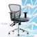 Front. Click365 - Flow Mid-Back Mesh Office Chair - Gray.