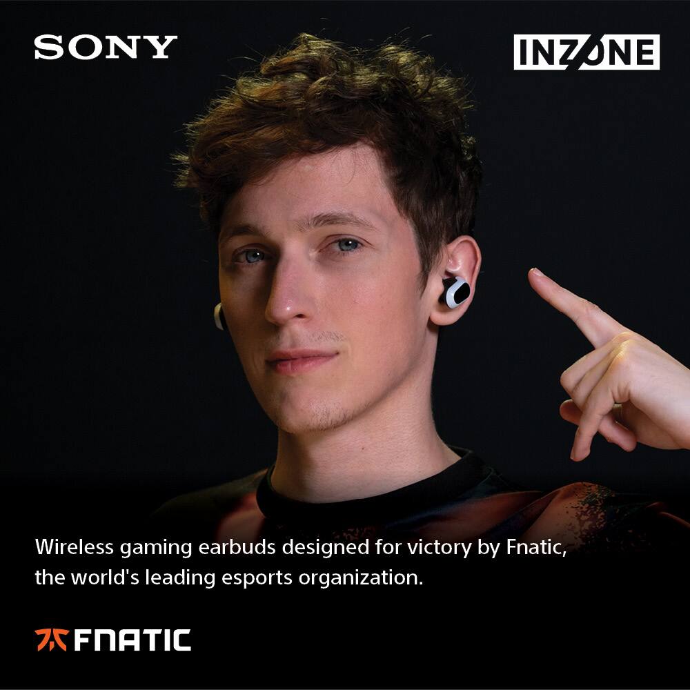 SONY INZONE

Wireless gaming earbuds designed for victory by Fnatic, the world's leading esports organization.

FNATIC