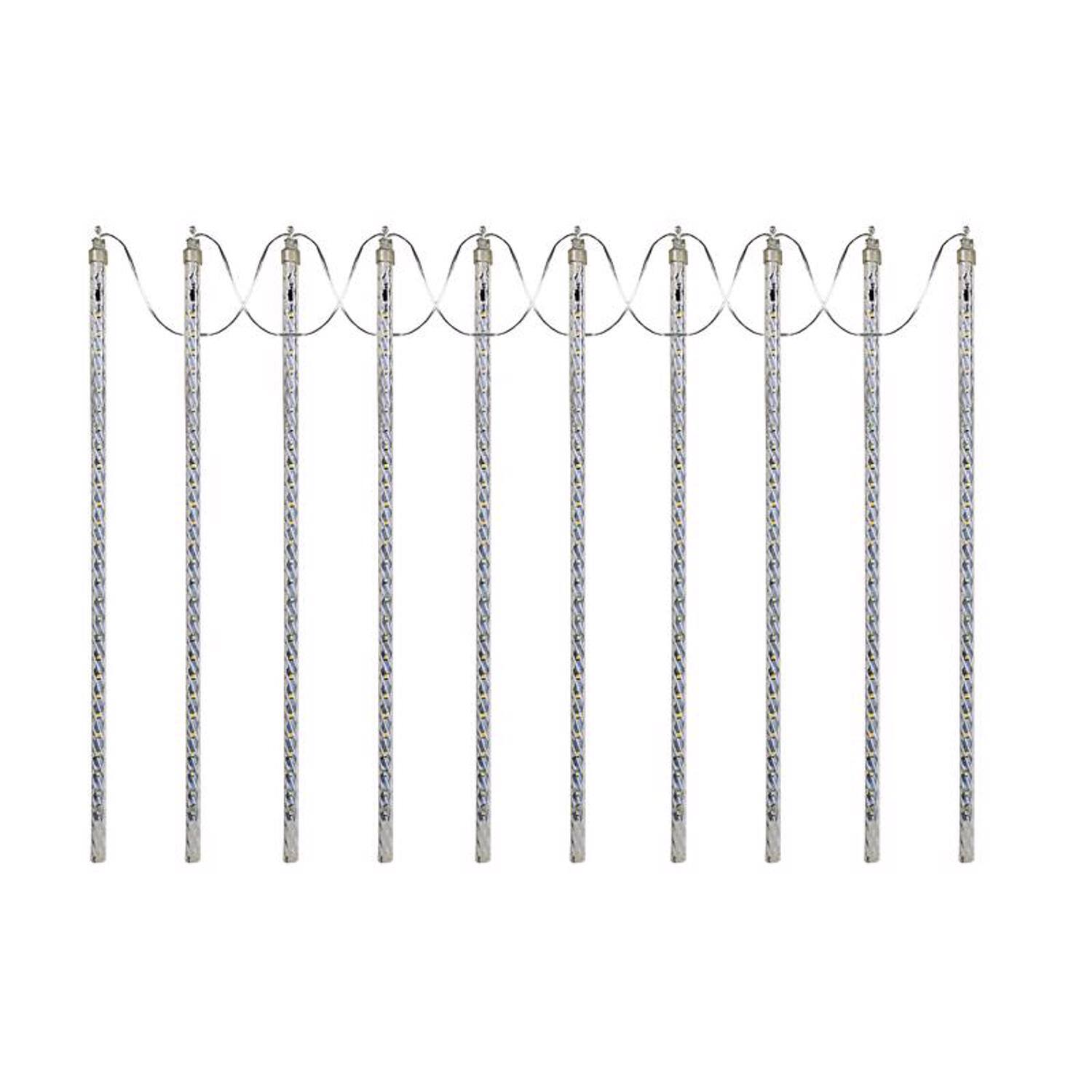 Front. Alpine - Alpine LED Warm White 54 ct Icicle Light String 9 ft..